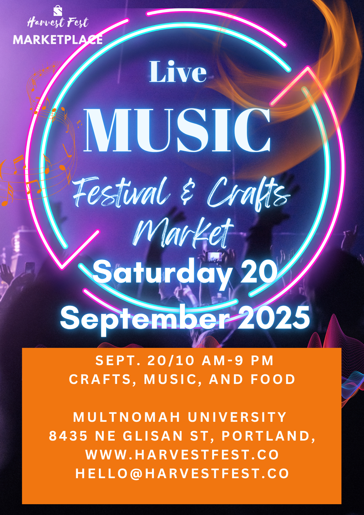 Live Music & crafts Market